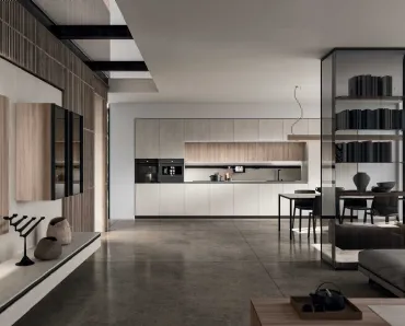 Cucina Design lineare Ak Project 02 in melaminico di Arrital
