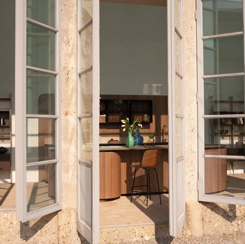 Cucina Design Tangram Melting Light di Cesar