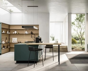 Cucina Moderna con isola Alma 02 di Arredo3