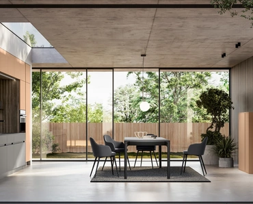 Cucina Moderna lineare Cloe 04 di Arredo3