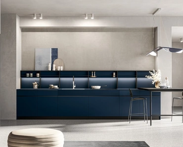 Cucina Moderna lineare Tratto_10 04 in HPL di Arredo3