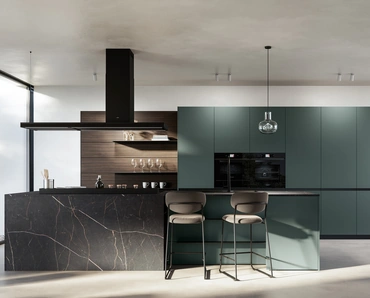 Cucina Moderna in Pet con isola Kalì di Arredo3