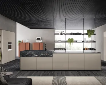 Cucina Moderna con isola Time 05 di Arredo3