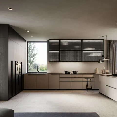 Cucina Moderna Tratto 10 n 03 angolare di Arredo3